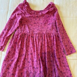 Tea Collection Fuchsia Floral Dress